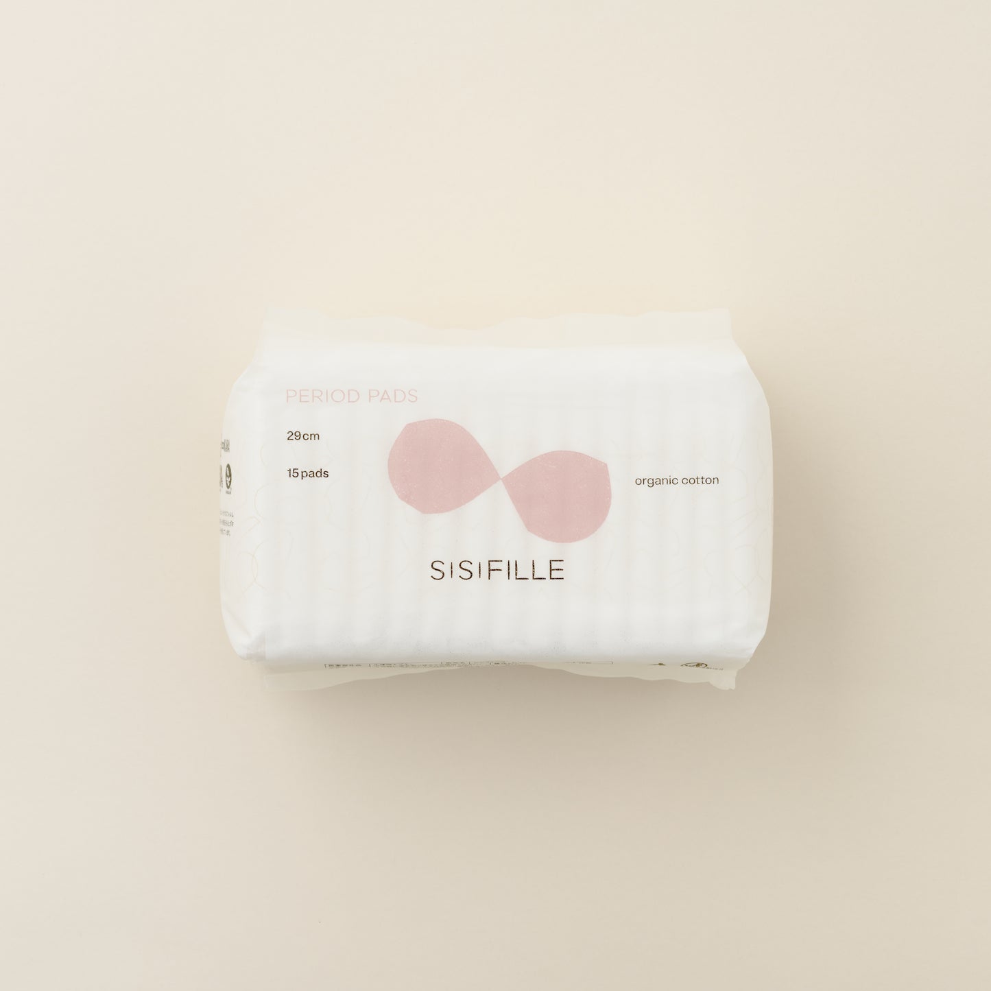 【SISIFILLE】PERIOD PADS ピリオドパッド 29cm 羽あり15枚入