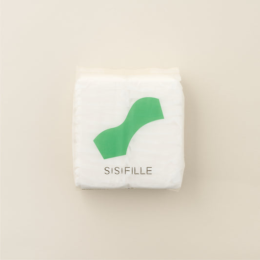 【SISIFILLE】PERIOD PADS ピリオドパッド 21cm 羽なし24枚入